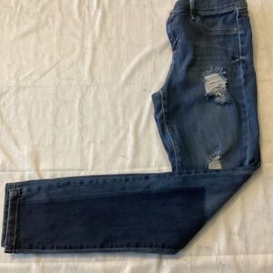SOHO SKINNY TWO TONE JEANS ( Size: 10) (Denim Blue ) PREOWNED